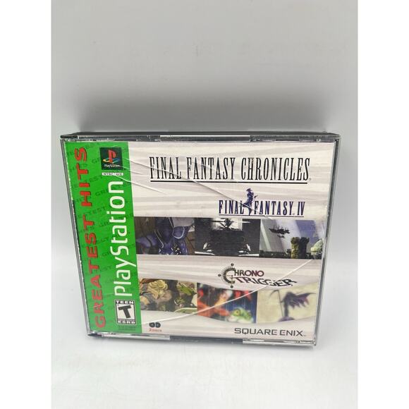 Final Fantasy Chronicles: Final Fantasy IV & Chrono Trigger Sony PlayStation 1 - Picture 1 of 10